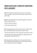 NR228 EXAM 2026 COMPLETE QUESTIONS WITH ANSWERS