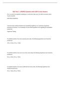 ISDS Test 2 &vert; UPDATED Questions with 100&percnt; Correct Answers