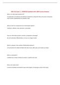 ISDS 351 Exam 1 &vert; UPDATED Questions with 100&percnt; Correct Answers