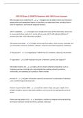 ISDS 351 Exam &vert; UPDATED Questions with 100&percnt; Correct Answers