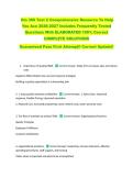 Om 300 Test 2 Comprehensive Resource To Help  You Ace 2026-2027 Includes Frequently Tested  Questions With ELABORATED 100&percnt; Correct  COMPLETE SOLUTIONS   Guaranteed Pass First Attempt&excl;&excl; Current Update&excl;&excl;