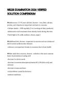 NR228 EXAMINATION 2026 VERIFIED SOLUTION COMPENDIUM 