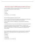 ISDS 351 Exam 2 chapter 4 &vert; UPDATED Questions with 100&percnt; Correct Answers