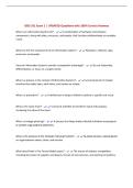 ISDS 351 Exam 1 &vert; UPDATED Questions with 100&percnt; Correct Answers