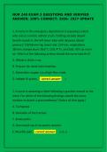 NUR 240 Exam 3 Questions & Verified Answers &ndash; 100&percnt; Correct &lpar;2026-2027 Update&rpar;