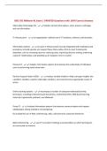 ISDS 351 Midterm &num;1 Exam &vert; UPDATED Questions with 100&percnt; Correct Answers