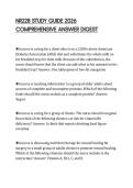 NR228 STUDY GUIDE 2026 COMPREHENSIVE ANSWER DIGEST