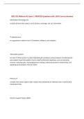 ISDS 351 Midterm &num;1 Exam &vert; UPDATED Questions with 100&percnt; Correct Answers