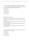ISDS 351 Chapter 2 Test &vert; UPDATED Questions with 100&percnt; Correct Answers