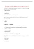 ISDS 351 Chapter 1 Test &vert; UPDATED Questions with 100&percnt; Correct Answers