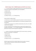 ISDS 351 Chapter 2 Test &vert; UPDATED Questions with 100&percnt; Correct Answers