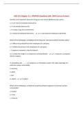 BUNDLE FOR ISDS 351 EXAMS &vert; ALL Questions UPDATED with 100&percnt; Correct Answers &vert; Complete and Accurate