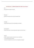 ISDS 402 Exam 1 &vert; UPDATED Questions with 100&percnt; Correct Answers