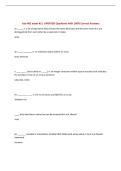 isds 402 exam &num;2 &vert; UPDATED Questions with 100&percnt; Correct Answers