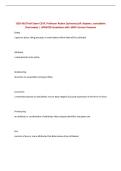 ISDS 402 Final Exam CSUF&comma; Professor Ruben Quinonez &lpar;all chapters&comma; cumulative final exam&rpar; &vert; UPDATED Questions with 100&percnt; Correct Answers
