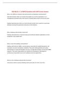 BUNDLE FOR ISDS 402 EXAMS &vert; ALL Questions UPDATED with 100&percnt; Correct Answers &vert; Complete and Accurate