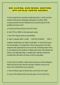 NUR 2243 Final Exam Review &ndash; Detailed Verified Answers