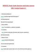 MPOETC Study Guide Actual 2026 &sol; 2027 Questions with Verified Answers Grade A&plus; Guarantee