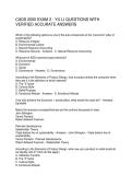 CADS 2000 EXAM 2 - YU LI QUESTIONS WITH VERIFIED ACCURATE ANSWERS
