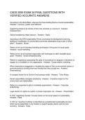 CADS 2000 EXAM 3A FINAL QUESTIONS WITH VERIFIED ACCURATE ANSWERS