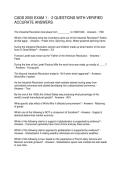 CADS 2000 EXAM 1 - 2 QUESTIONS WITH VERIFIED ACCURATE ANSWERS 