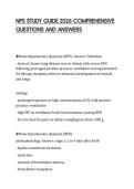 NPS STUDY GUIDE 2026 COMPREHENSIVE QUESTIONS AND ANSWERS