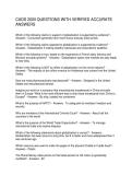CADS 2000 QUESTIONS WITH VERIFIED ACCURATE ANSWERS