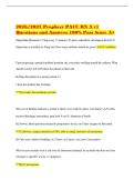 2026&sol;2027 Prophecy PACU RN A v1 Questions and Answers 100&percnt; Pass Score A&plus;