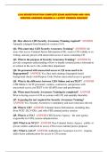 CJIS RECERTIFICATION COMPLETE EXAM QUESTIONS AND 100&percnt; VERIFIED ANSWERS GRADED A&plus; LATEST VERSION 2026&sol;2027