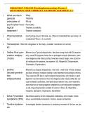 2026&sol;2027 NSG552 Psychopharmacology Exam 1 QUESTIONS AND CORRECT ANSWERS &lpar;GRADED A&plus;&rpar;