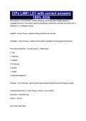 CIPs L4M1 LO1 with correct answers 100&percnt; 2026