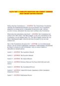 KLETC TEST 1 COMPLETE QUESTIONS AND CORRECT ANSWERS - MOST RECENT EDITION 2026&sol;2027