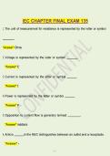 IEC Chapter Final Exam 135 Questions & Verified Answers 2025&sol;2026 &vert; Latest Updated Study Guide &vert; Electrical Apprenticeship Prep
