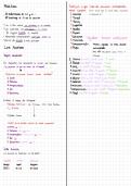 Class notes Span 3000 