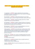 NEWEST 2026 KLETC FINAL EXAM QUESTIONS AND CORRECT ANSWERS PASS GUARANTEE