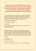 SLP PRAXIS EXAMS NEWEST 2026 PACKAGE DEAL&vert; DIFFERENT VERSIONS WITH COMPLETE ACTUAL EXAM QUESTIONS AND CORRECT VERIFIED ANSWERS&sol; ALREADY GRADED A&plus;&vert; SPEECH-LANGUAGE PATHOLOGY  PRAXIS EXAM REVIEWS &lpar;MOST RECENT&excl;&excl;&rpar;  