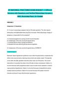 ATI MATERNAL PROCTORED EXAM 2026&sol;2027 &vert; 3 Different Versions with Questions and Verified Rationalized Answers &vert; 100&percnt; Guarantee Pass &vert; A&plus; Graded