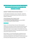 WGU C963 Objective Assessment ACTUAL EXAM 2026&sol;2027 &vert; 100&percnt; Correct Verified Answers &vert; Complete Q&A &vert; Pass Guaranteed - A&plus; Graded