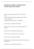 PNM300 TEST 2 &lpar;WEEKS 5-7&rpar; QUESTIONS AND ANSWERS SOLVED 100&percnt; CORRECT&period;