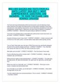 MED AIDE QUIZZES AND TESTS FROM ALL UNITS &lpar; LATEST  2026 &sol;2027 &rpar; &colon; MOST   COMPREHENSIVE  QUESTIONS  AND ANSWERS &lowbar; TO  PASS THE EXAMS  100&percnt;  VERIFIED  UPDATED