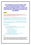 ATI Fundamentals Proctored Exam Retake Latest  Version &vert; NGN Updated Question Test Bank &vert;  Advanced Scenario-Based Questions & Answers with  Detailed Rationales &vert; RN Nursing Fundamentals Exam  Prep 2026&sol;2027 