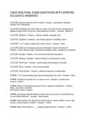 CADS 2000 FINAL EXAM QUESTIONS WITH VERIFIED ACCURATE ANSWERS