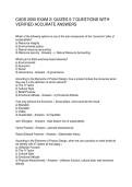 CADS 2000 EXAM 2 QUIZES 5-7 QUESTIONS WITH VERIFIED ACCURATE ANSWERS