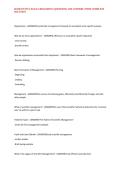 BCOR 370 WVU EXAM 1 HOUGHTON &vert; QUESTIONS AND ANSWERS &vert; WITH COMPLETE SOLUTION&period;