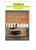 TEST BANK FOR Essentials of Psychiatric Nursing 2nd Edition by Mary Ann Boyd &comma; ISBN&colon; 9781975139810 &vert;Chapter 1-31&vert; Rationalized Answers&comma; Guide A&plus;