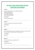 NYS BEFO FINAL EXAM REVIEW PRACTICE QUESTIONS AND ANSWERS