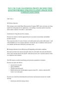 WGU C201 TASK 2 MAXIMIZING PROFIT&colon; DECISION TREE ANALYSIS FOR DRUG STRATEGY&vert; LATEST UPDATE WITH COMPLETE SOLUTIONS