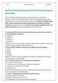   3B Fire Protection General 3C Fire Protection Practice  Exam 2026