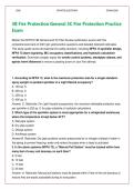 3B Fire Protection General 3C Fire Protection Practice  Exam 2026