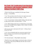 Pro Tools 101 Certification Exam Questions and Answers with Detailed Solutions &lpar;2026 Edition&rpar; &vert; Verified &vert; 100&percnt; Pass